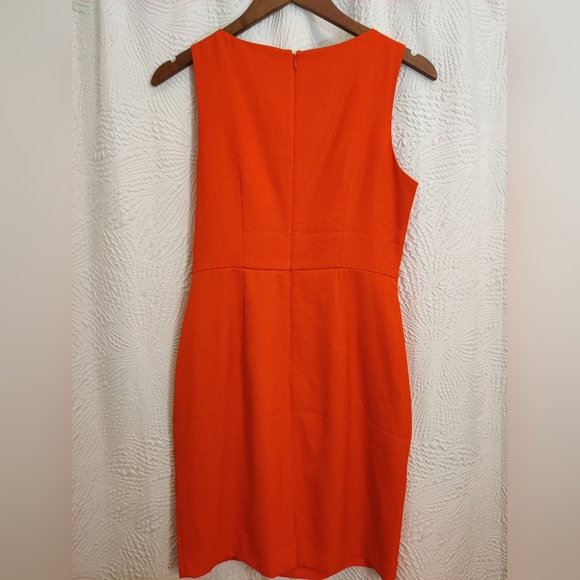 The Limited A Line Orange Dress Size 6 - Picture 8 of 8